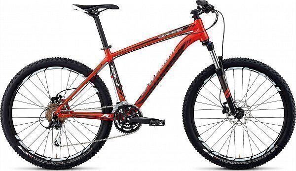 Велосипед SPECIALIZED Rockhopper 26 (2021) Gloss Flo Red