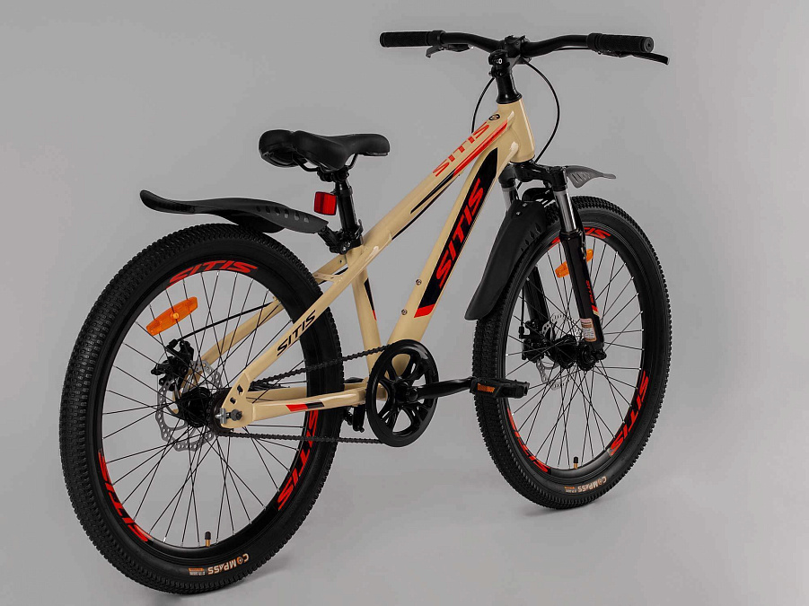 Велосипед SITIS FLASH 24" (2023) Beige-Orange-Black