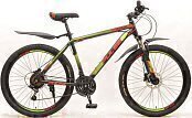 Велосипед PULSE HD440 26" (2022) черно-оранжевый-зеленый